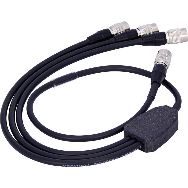 AUDIOROOT 4-Pin Hirose Male to Triple 4-Pin Male