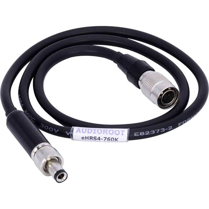 AUDIOROOT 4-Pin Hirose Male to Switchcraft 760K Power Cable (Locking)