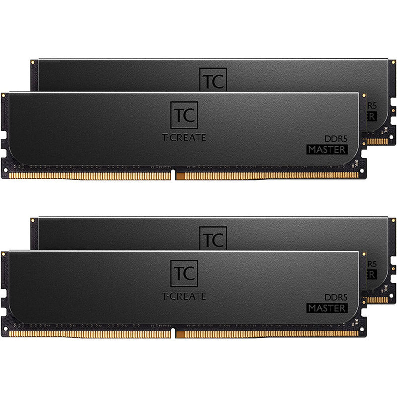 Team Group 96GB T-Create Master DDR5 6400 MHz ECC RDIMM Memory Kit (4 x 24GB)