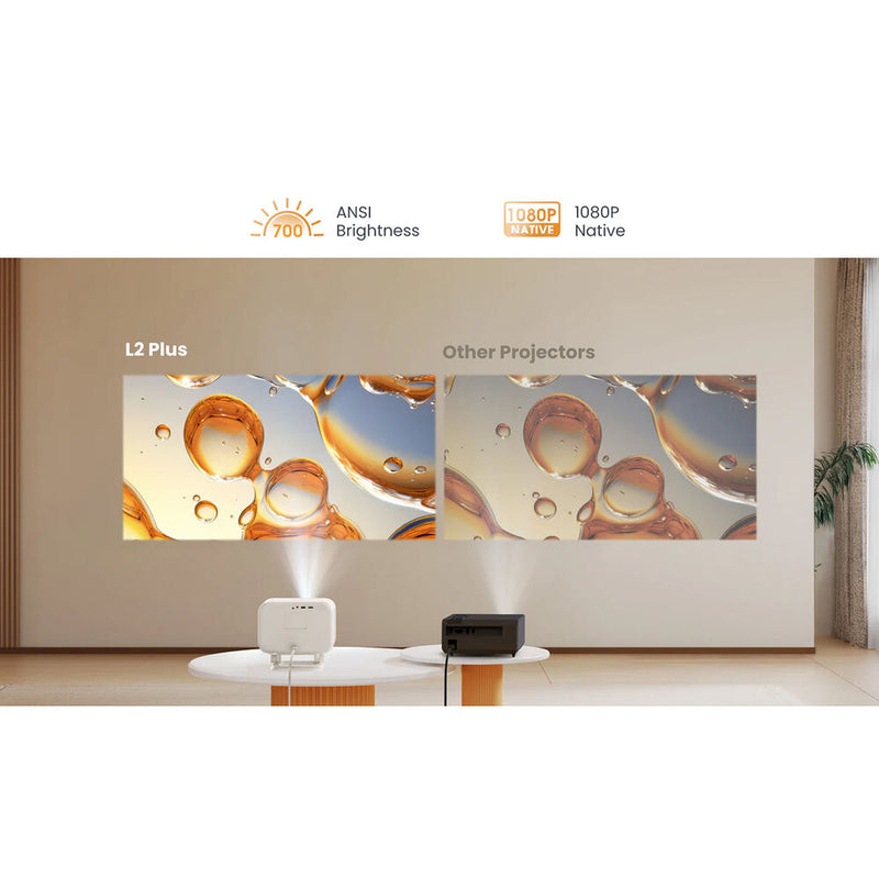 Yaber L2 Plus 700-Lumen Full HD Smart Home Theater Projector