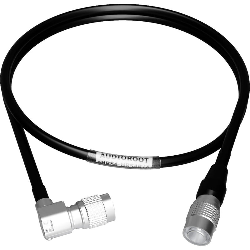 AUDIOROOT Hirose 4-Pin to Right-Angle Hirose 4-Pin Male Cable