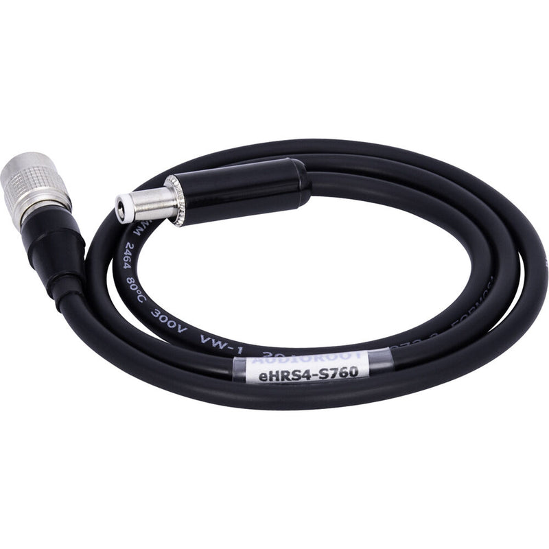 AUDIOROOT 4-Pin Hirose Male to Short-Barrel Switchcraft S760 Power Cable