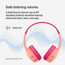 Belkin SoundForm Mini Wireless On-Ear Headphones for Kids (Gen 2, Pink)