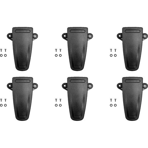 Pliant Technologies CRP-CLIP-6PK Replacement Belt Clips for CrewCom Radio Packs (6-Pack)
