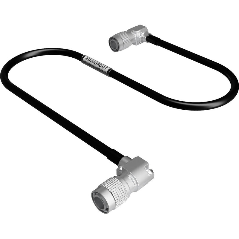 AUDIOROOT Hirose 4-Pin Male Right-Angle to Hirose 4-Pin Right-Angle Cable