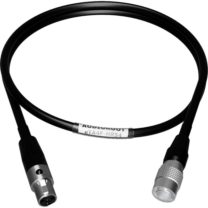 AUDIOROOT Hirose 4-Pin Male to Switchcraft 4-Pin Mini XLR Power Cable