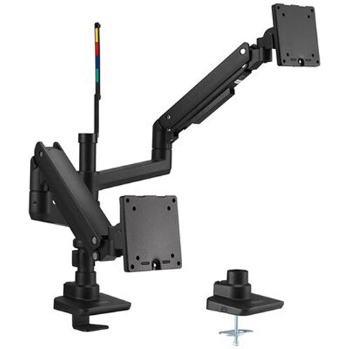 Kensington Smartfit Premium Heavy-Duty Dual Monitor Arm with Laptop Tray