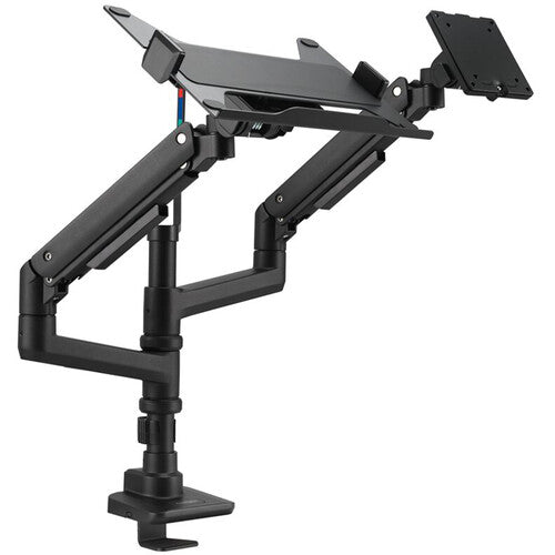 Kensington Smartfit Premium Heavy-Duty Dual Monitor Arm with Laptop Tray