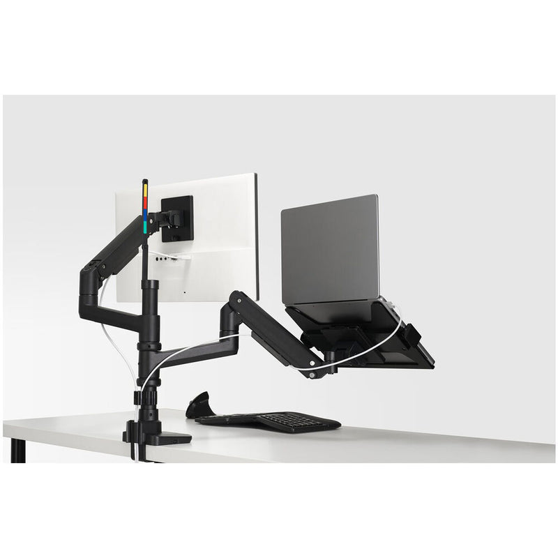 Kensington Smartfit Premium Heavy-Duty Dual Monitor Arm with Laptop Tray