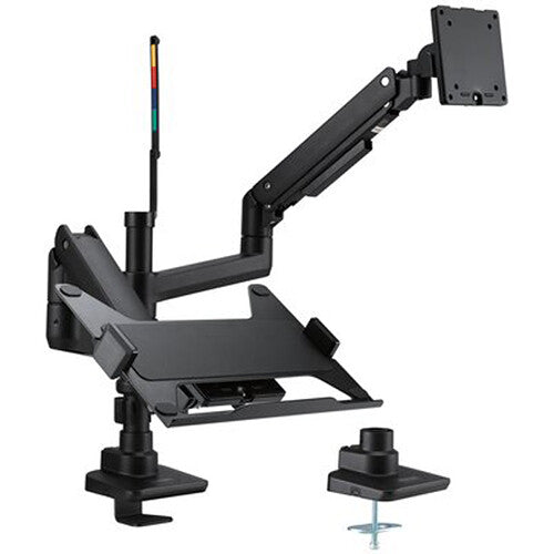 Kensington Smartfit Premium Heavy-Duty Dual Monitor Arm with Laptop Tray