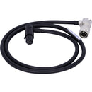 AUDIOROOT Right-Angle Hirose 4-Pin Male to Right-Angle Switchcraft TA4F Power Cable