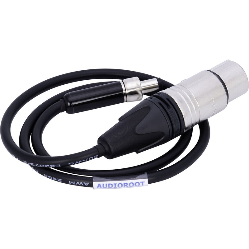 AUDIOROOT 4-Pin XLR Female to Switchcraft 760K Power Cable