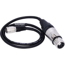 AUDIOROOT 4-Pin XLR Female to 4-Pin Hirose Male Power Cable