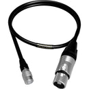 AUDIOROOT 4-Pin XLR Female to 4-Pin Hirose Male Power Cable