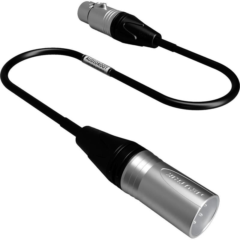 AUDIOROOT 4-Pin XLR Female to Male Power Cable (23.6")