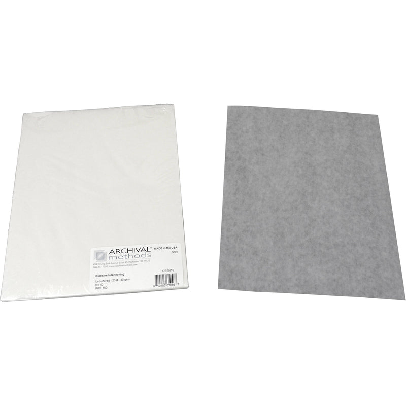 Archival Methods Glassine Interleaving Paper (100-Pack, 16 x 20")