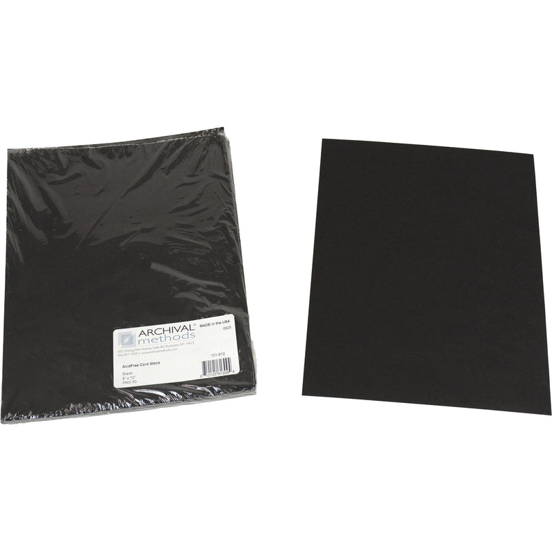 Archival Methods Card Stock (9-Point, 14 x 18", 50-Pack, Black)