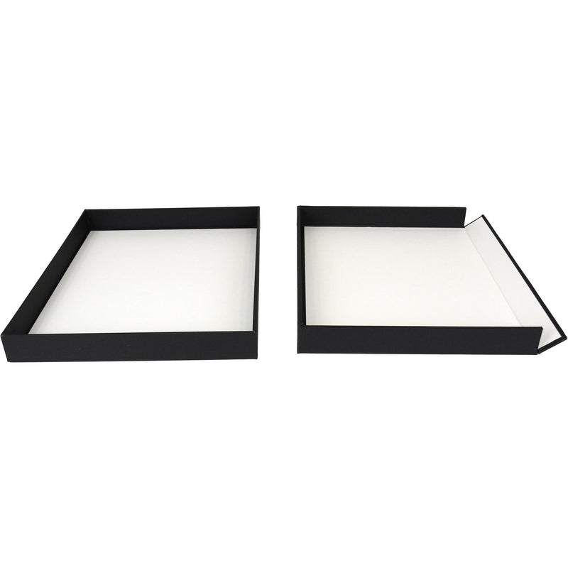 Archival Methods Museum Drop Front Box (11.5 x 14.5 x 1.5", Black)