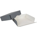 Archival Methods 01-532 Drop Front Archival Storage Box (8.75 x 11.25 x 3", Gray)