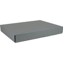 Archival Methods 01-543 Drop Front Archival Storage Box (17.5 x 22.5 x 3", Gray)