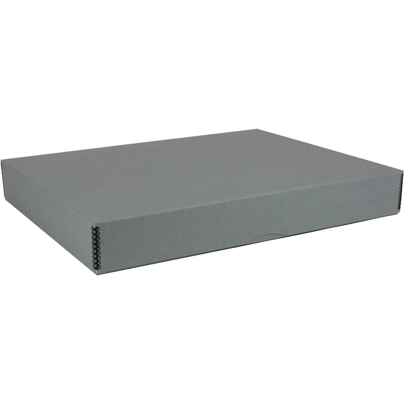 Archival Methods 01-543 Drop Front Archival Storage Box (17.5 x 22.5 x 3", Gray)