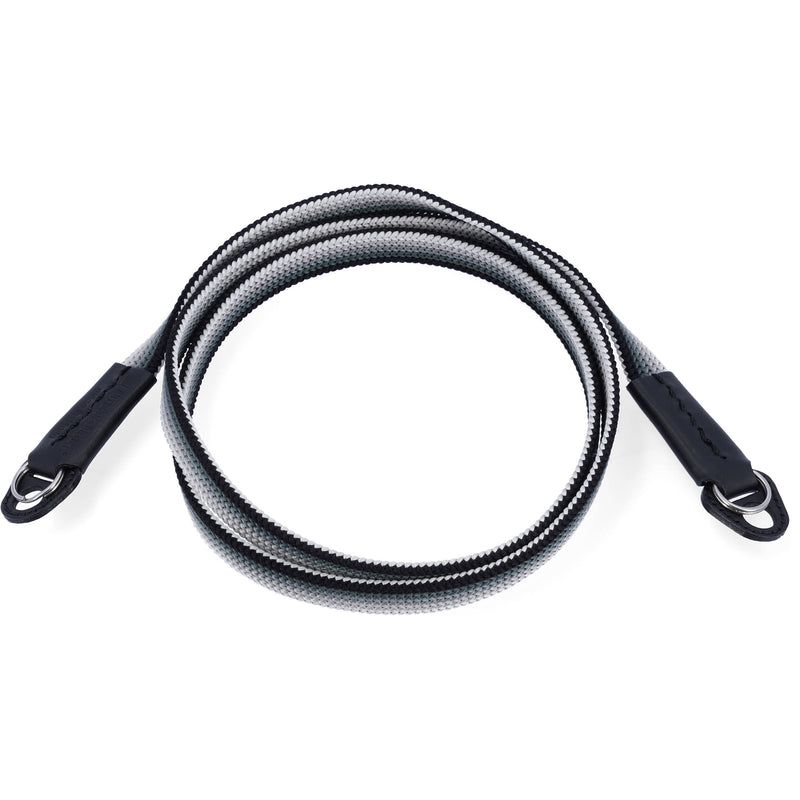 Artisan & Artist Ayatake Gradation Silk Cord Strap (Silver, 37.2")