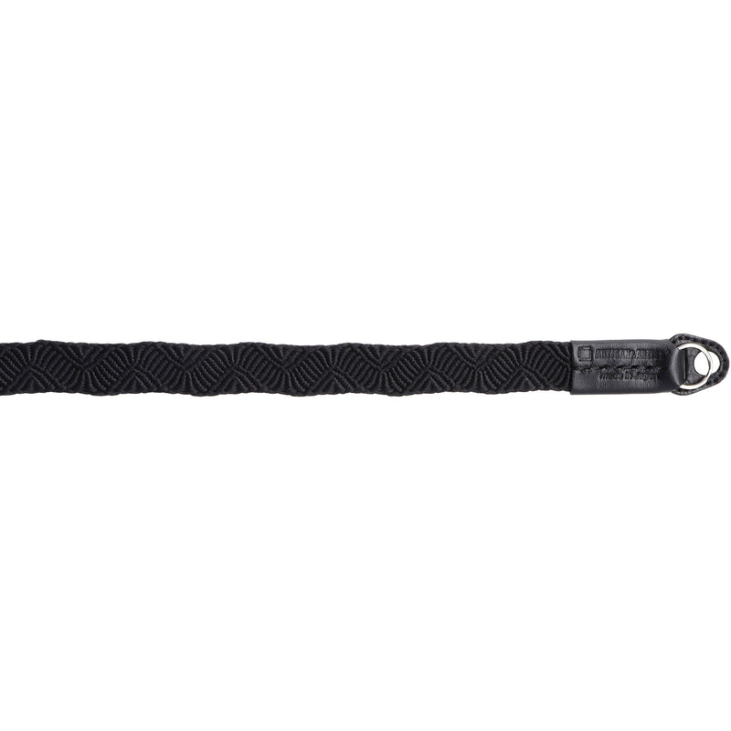 Artisan & Artist Sasanami Silk Strap (Black/Black, 38.5")