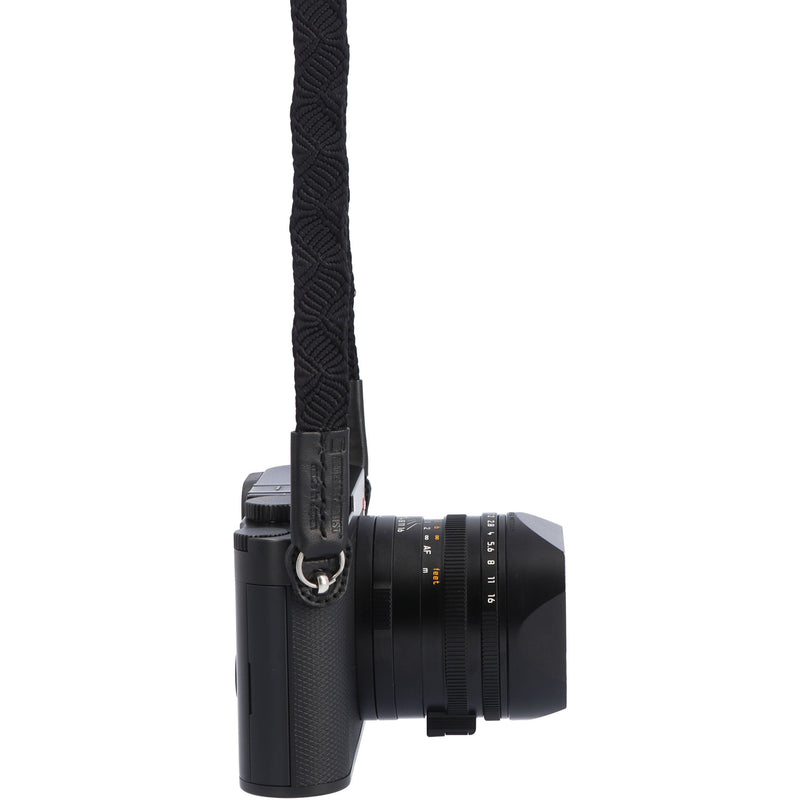 Artisan & Artist Sasanami Silk Strap (Black/Black, 38.5")
