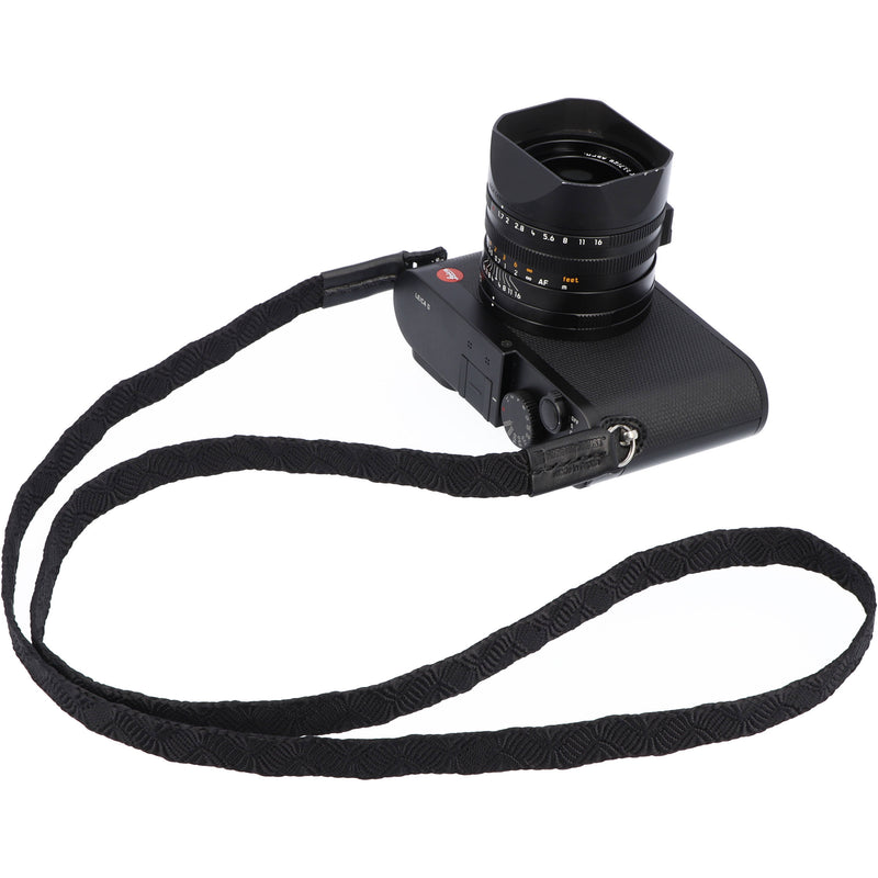 Artisan & Artist Sasanami Silk Strap (Black/Black, 47.2")