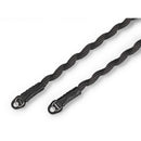 Artisan & Artist Spiral Cord Strap (Black/Gray, 47.2")