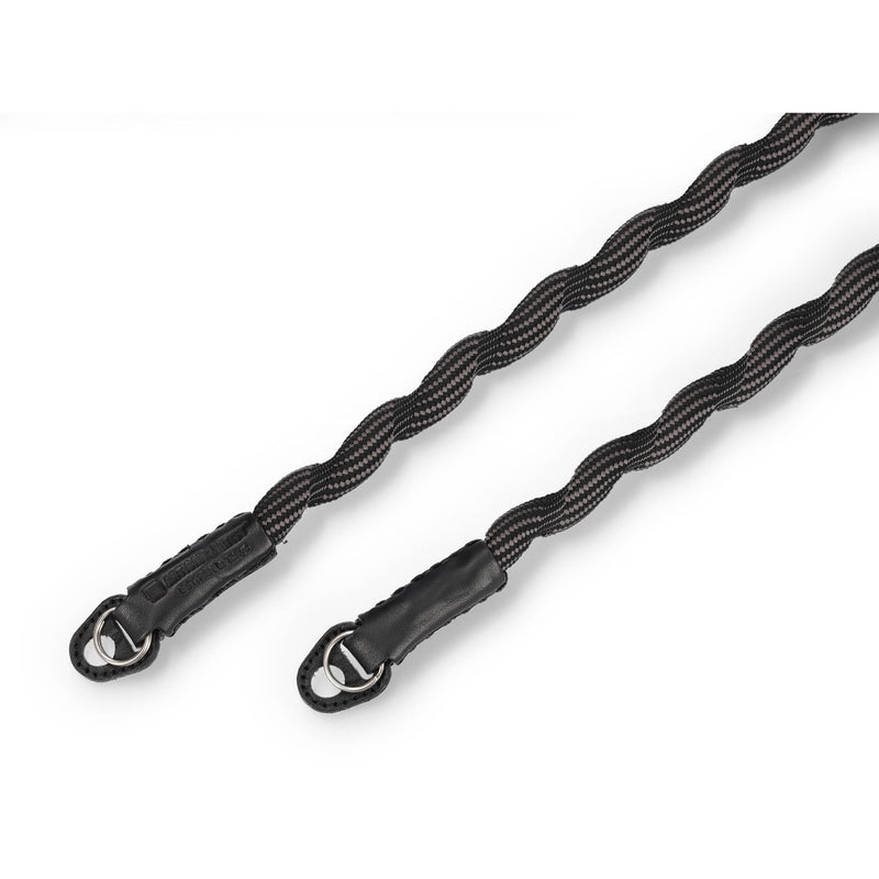 Artisan & Artist Spiral Cord Strap (Black/Gray, 47.2")