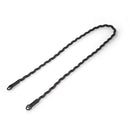 Artisan & Artist Spiral Cord Strap (Black/Gray, 47.2")