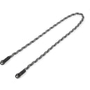 Artisan & Artist Spiral Cord Strap (Black/White, 47.2")