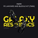 Tilta Fe Lanyard and Buckle Kit (7mm, Silver, Green, and Beige)