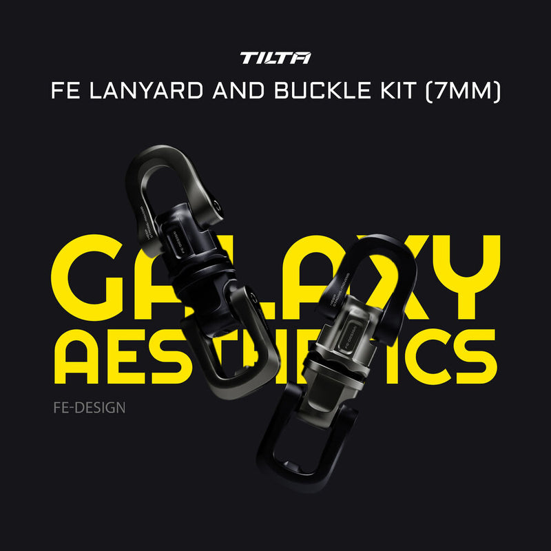 Tilta Fe Lanyard and Buckle Kit (7mm, Silver, Green, and Beige)