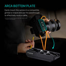 Tilta Arca-Type Bottom Plate with Cable Pass-Through for Sony a1 II/a9 III