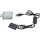 GyroVu USB to Sony NP-BX1 Dummy Battery Adapter Cable with 3.1A USB Power Supply (40")