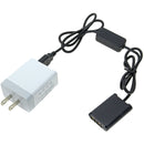 GyroVu USB to Sony NP-BX1 Dummy Battery Adapter Cable with 3.1A USB Power Supply (40")