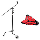 Matthews Sliding Leg C-Stand Kit and Shoulder KitBag (2-Pack)