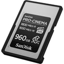 SanDisk 960GB PRO-CINEMA CFexpress Type A Memory Card