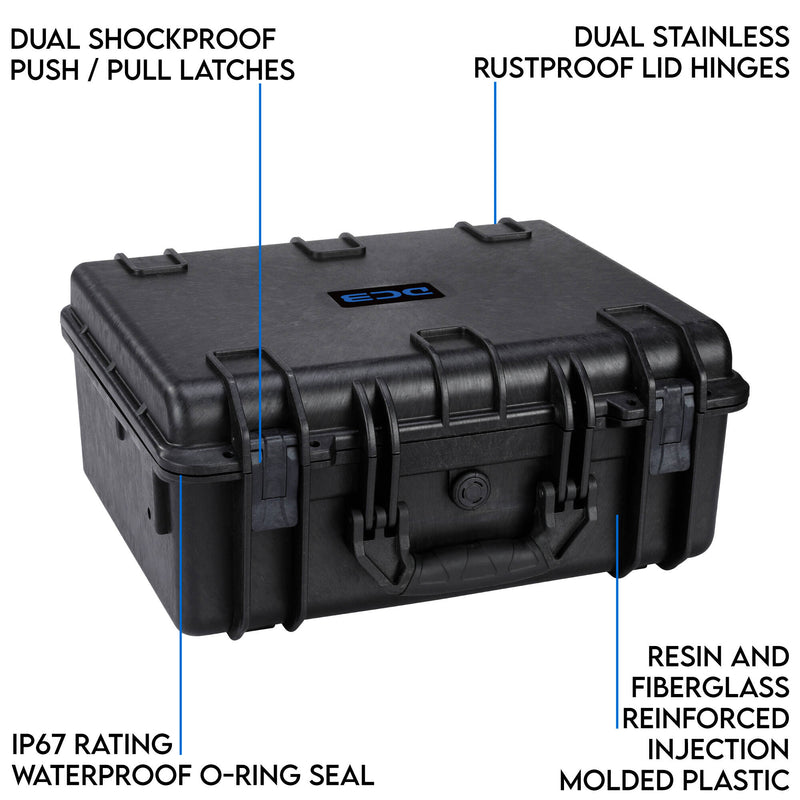 DCB Cases Element 4795F Waterproof Utility Case with Foam