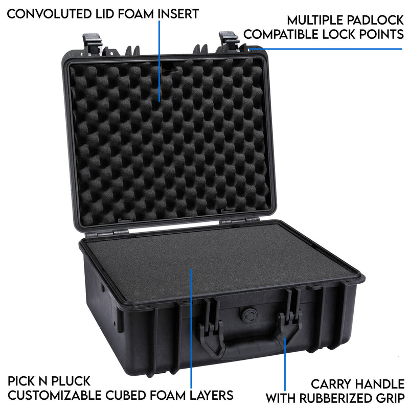 DCB Cases Element 4795F Waterproof Utility Case with Foam