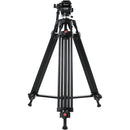 GVM S160 Aluminum Tripod with Hydraulic Fluid Head