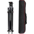GVM S160 Aluminum Tripod with Hydraulic Fluid Head