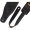 Levy's Amped Leather Series Guitar Strap (Black)