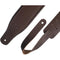 Levy's Amped Leather Series Guitar Strap (Dark Brown)