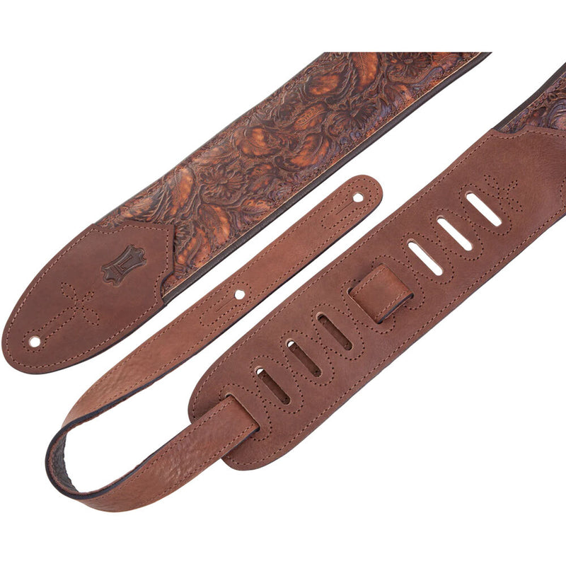 Levy's Sundance Series Leather Guitar Strap (Geranium Whiskey)