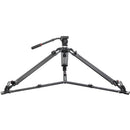 GVM S170 Aluminum Tripod with Fluid Head and Ground Spreader