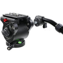 GVM S170 Aluminum Tripod with Fluid Head and Ground Spreader