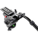 GVM S185 Aluminum Tripod with Hydraulic Fluid Head
